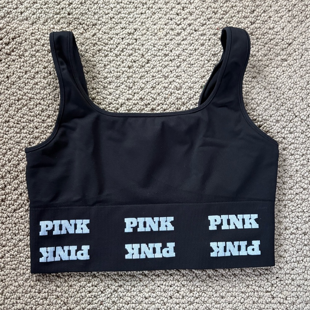 Victoria's Secret PINK Black Sports Bra